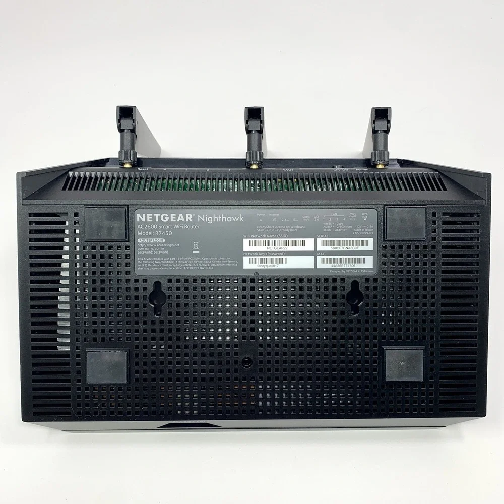 NETGEAR Nighthawk AC2600 Smart WiFi Router #R7450 2.4 GH - Picture 8 of 10
